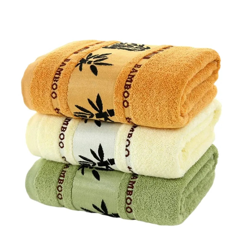 Set of 1/4/6 Bamboo Fiber Towels Sets Home Bath Towels Adults Face Towel Thick Absorbent Luxury Bathroom Towels Toalha De Praia - Tasawoq