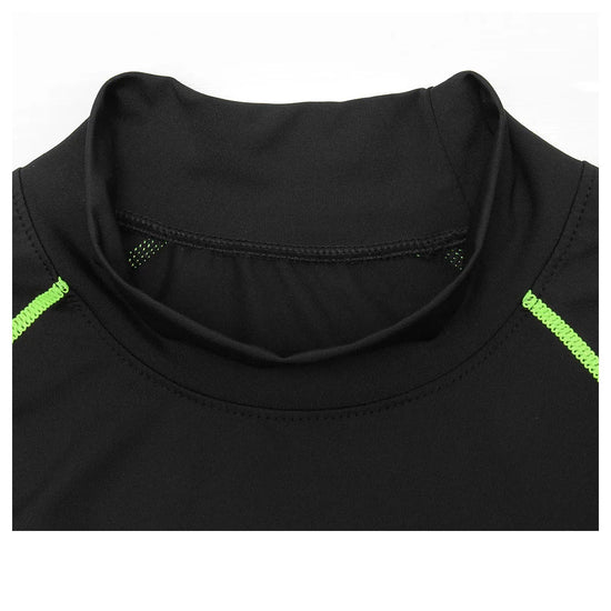 Men Sport T-shirt Quick Dry Bodybuilding Running Shirt Long Sleeve Compression Top Gym T Shirt Men Fitness Tight Rashgard - Tasawoq