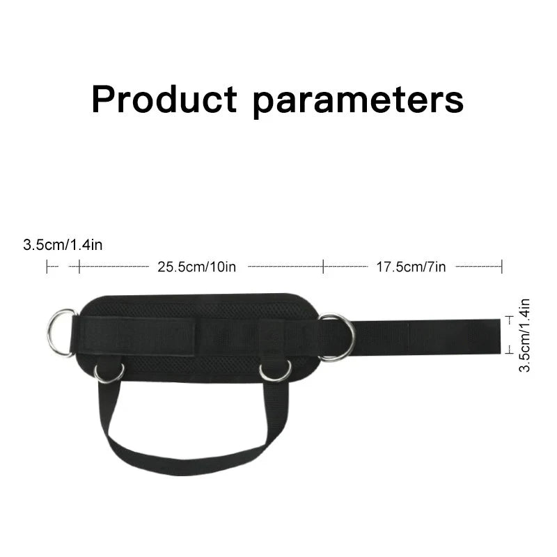1PC Padded Ankle Straps Ankle Straps for Cable Machines Double D-Ring Fitness Ankle Cuffs for Gym Workouts Rebate Leg Extensions - Tasawoq