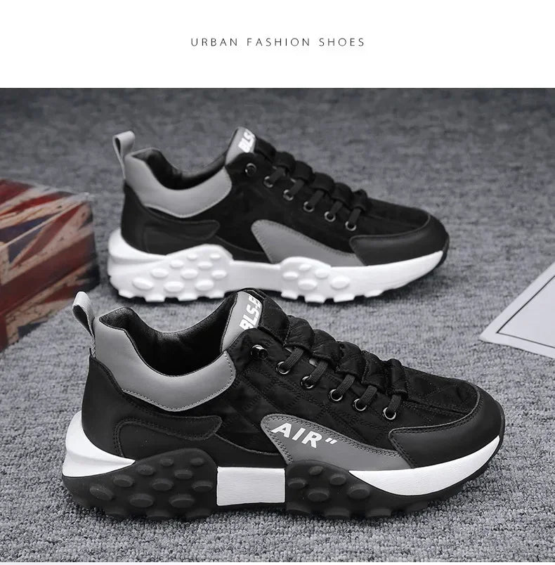 Men Shoes Platform Male Sneakers 2025 New Vulcanized Shoes for Men Casual Running Shoes Large Size 45 46 Hot Sapatos Masculinos - Tasawoq