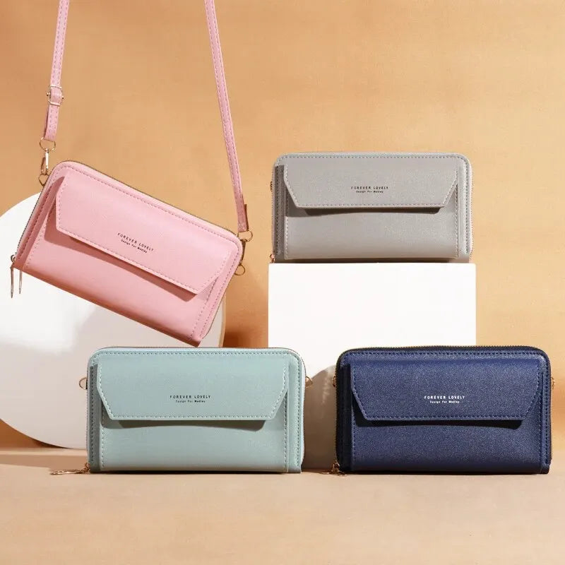 2023 New Crossbody Bag for Women Summer Small Market Simple One Shoulder Bag for Mobile Phone Double Layer Casual Small Body Bag - Tasawoq