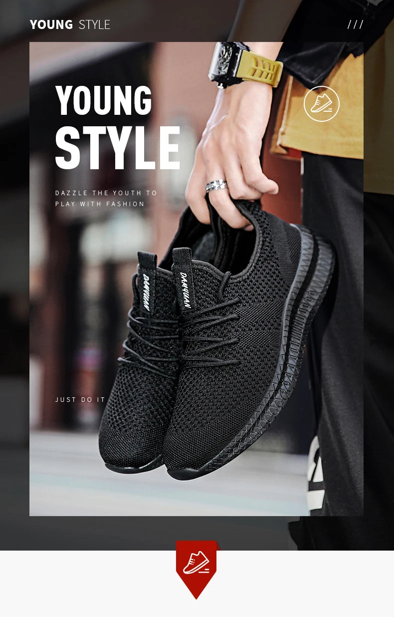 2022 Shoes for Men High Quality Male Sneakers Breathable Fashion Gym Casual Light Walking Plus Size Footwear Zapatillas Hombre - Tasawoq