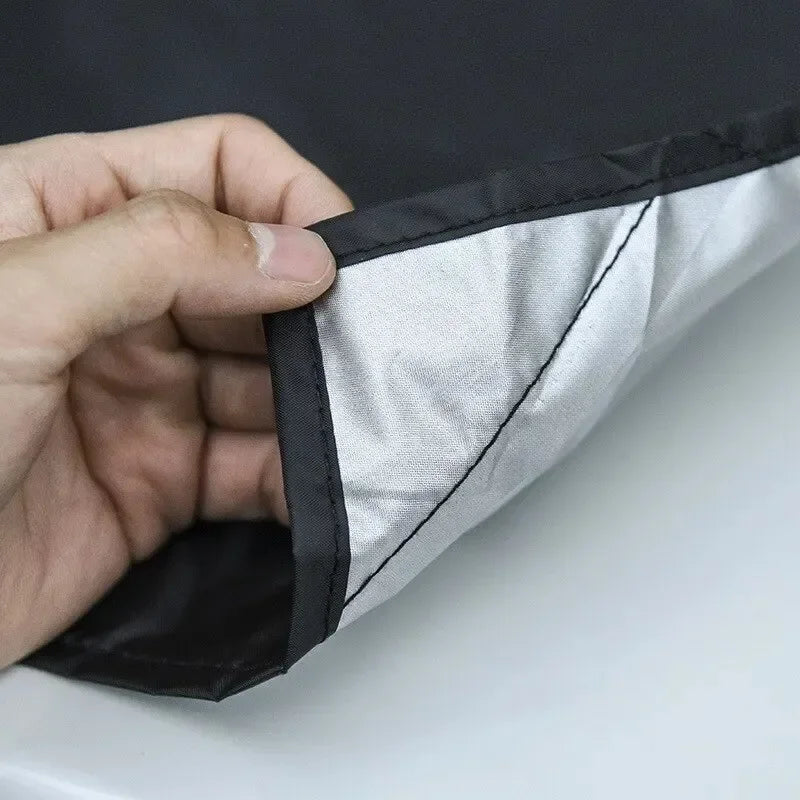 Magnetic Car Front Windscreen Cover Automobile Sunshade Cover Car Windshield Snow Sun Shade Waterproof Car Cover 210 120cm - Tasawoq