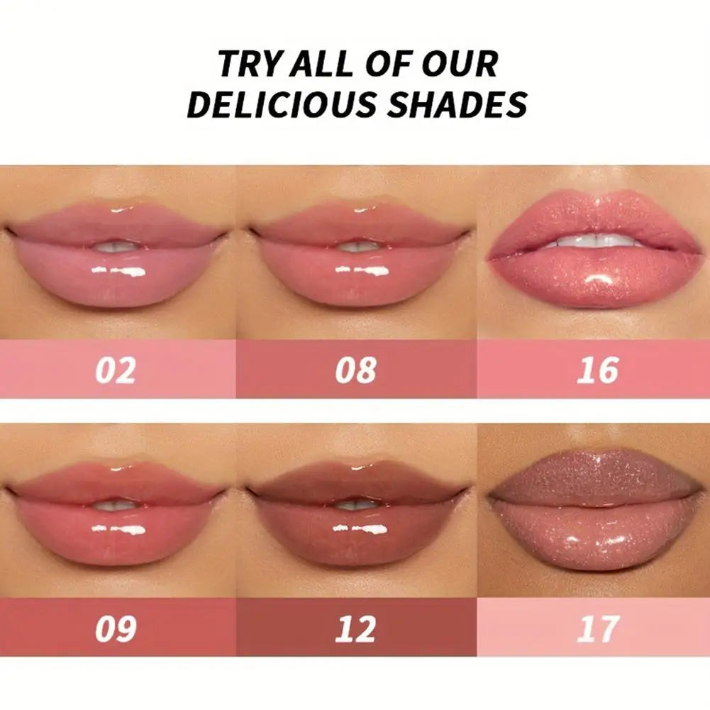 Mirror Pearl Lip Gloss Waterproof Long Lasting Moisturizing Lipstick Shine Glitter Lip Gloss Women Makeup Cosmetic - Tasawoq