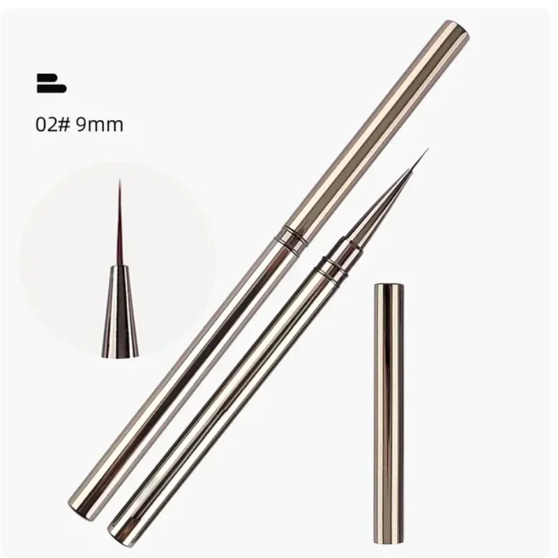 Nail Glue Phototherapy Pen UV Gel Brush Pen Acrylic Nail Art Painting Drawing Liner Brush Manicure Professionnel Brushes Tool - Tasawoq