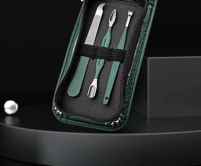 Nail Scissors Set Household High End Mens And Womens Special Nail Clippers Manicure Beauty Tools 6 Piece Portable Household - Tasawoq