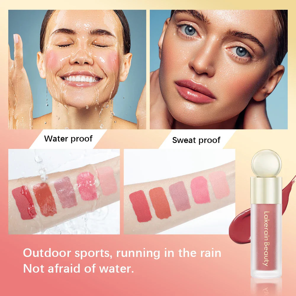 Blush Liquid Blusher Real Makeup Blush Matte Palette Blusher Cosmetics Products Liquid Cream Stick Pink Face raremakeup Beauty - Tasawoq