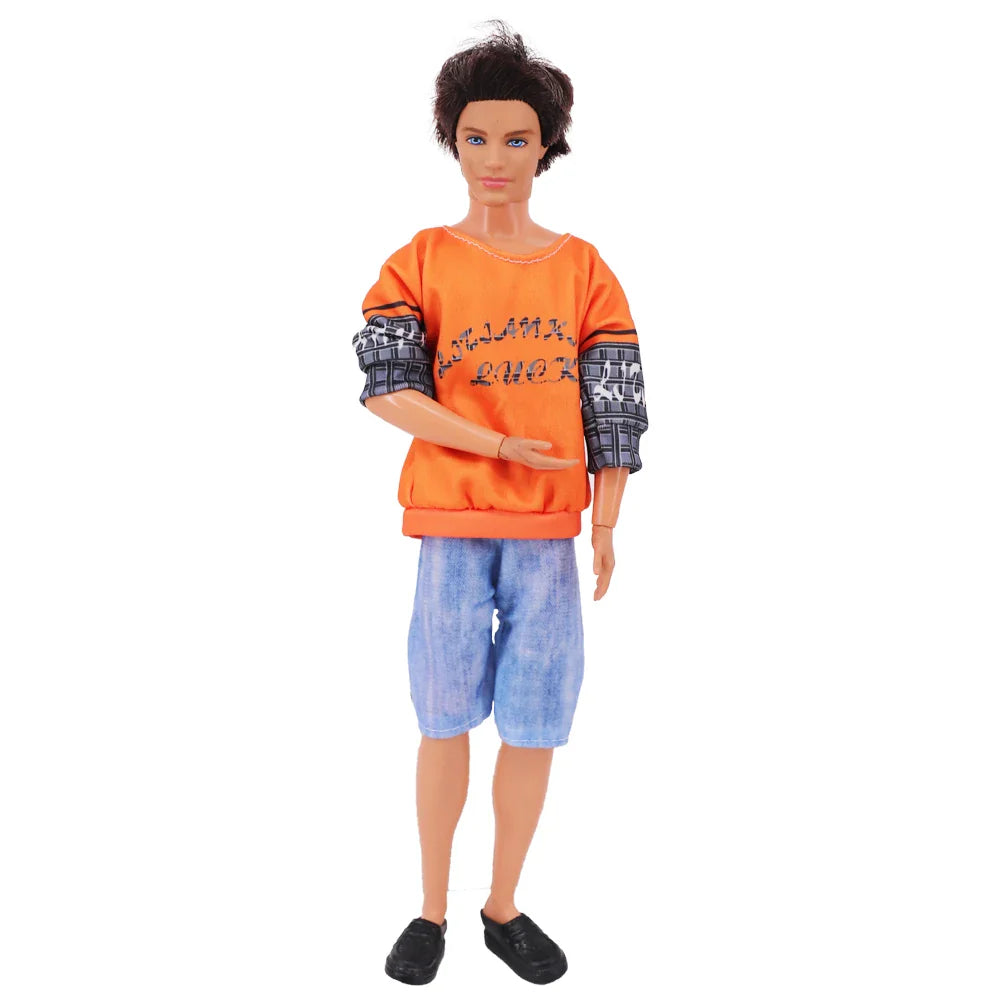 25 Style Ken 11.5inch Doll Clothes Sportswear Prince's Daily Clothing Overcoat for Babi 30 Cm Ken Boy Clothes,Birthday Present - Tasawoq