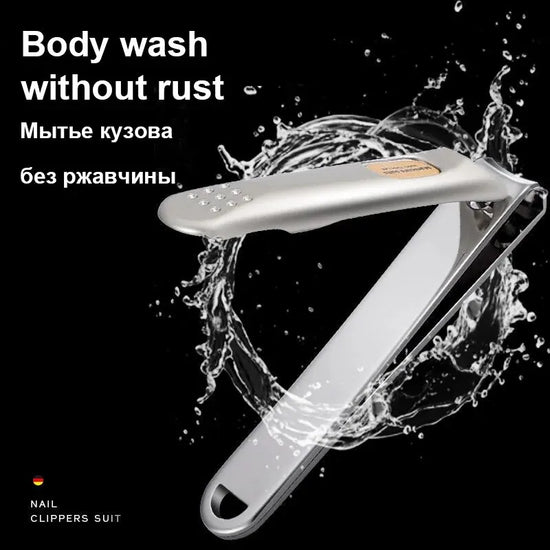 Nail Trimmer Pedicure Scissor Nail Clippers Stainless Steel Anti Splash Fingernail Cutter Manicure Tools Bionics Design - Tasawoq