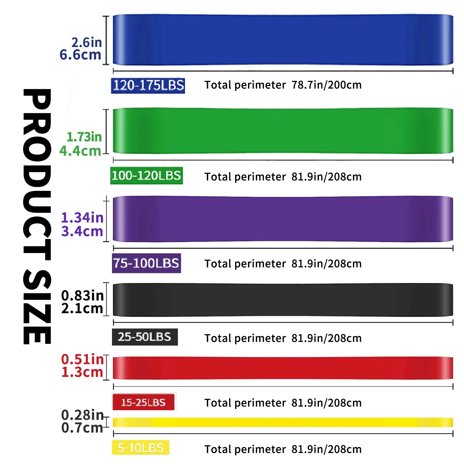 Resistance Bands Exercise Elastic Workout Ruber Loop Strength Rubber Band Gym Fitness Equipment Training Expander Unisex - Tasawoq