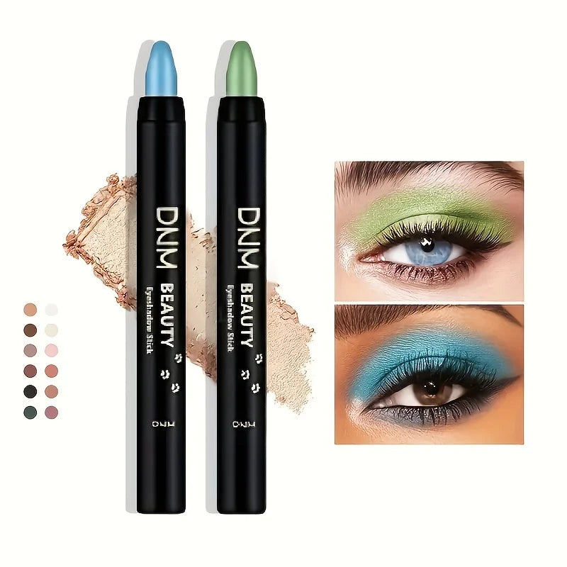 16 Colors Pearlescent Eyeliner, Color Glitter Waterproof Long-Lasting Eye Makeup Non-smudge Eyeliner - Tasawoq