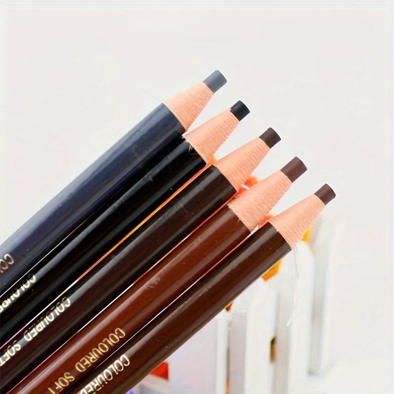 Tear Off Pull Line Eyebrow Pencil, Not Sharpen Need Eyebrow Pencil, Natural Color Rendering, Sweat Proof And Smudge Proof Eyebro - Tasawoq