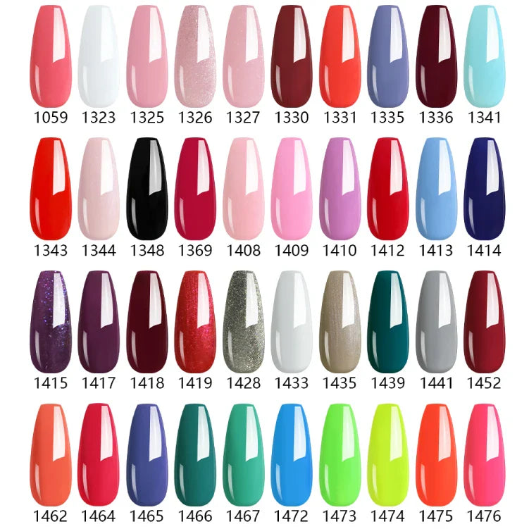 NAILCO Red Colors Series 15ML Nail Gel Polish Nail Supplies Semi Permanent For Nail Art Manicure Soak Off LED UV Hybrid Varnish - Tasawoq