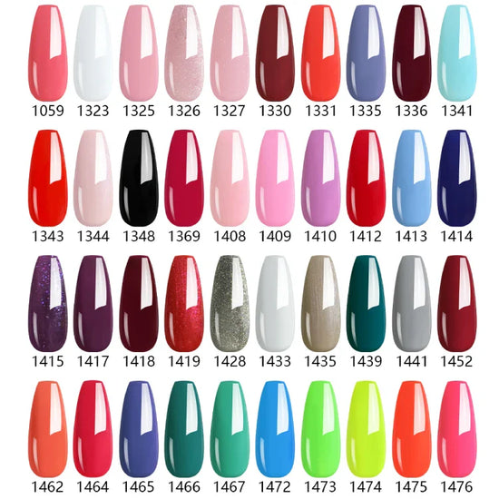 NAILCO Red Colors Series 15ML Nail Gel Polish Nail Supplies Semi Permanent For Nail Art Manicure Soak Off LED UV Hybrid Varnish - Tasawoq