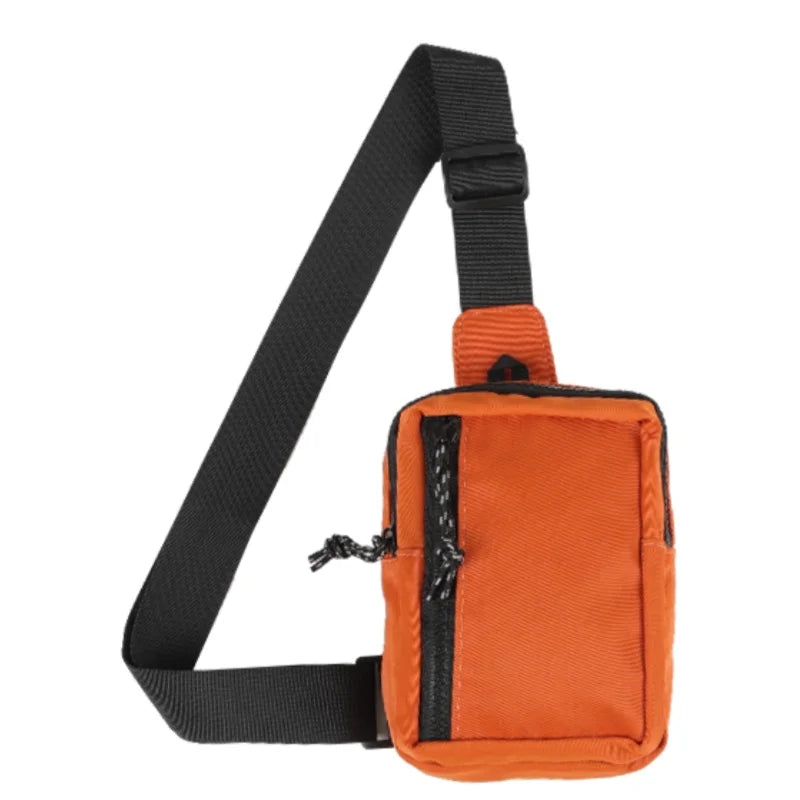 Casual single-shoulder crossbody mini chest bag for men and women, perfect for carrying a phone while running, jogging, or worki - Tasawoq