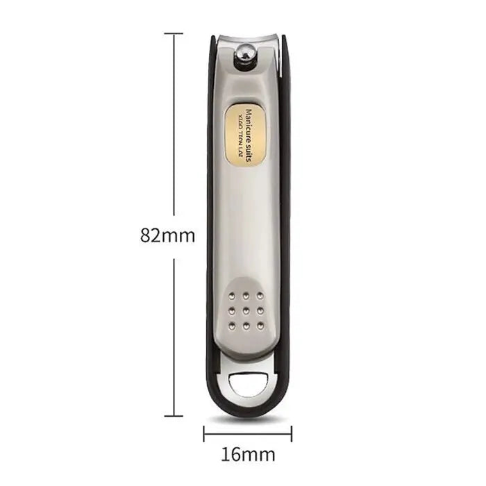 Nail Trimmer Pedicure Scissor Nail Clippers Stainless Steel Anti Splash Fingernail Cutter Manicure Tools Bionics Design - Tasawoq