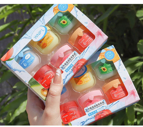 New 4/6/8pcs Moisturizing Lip Balm Sets Lipstick Makeup Natural Plant Base Moisturizer Lip Balm Anti-Cracking Lips Skin Care - Tasawoq