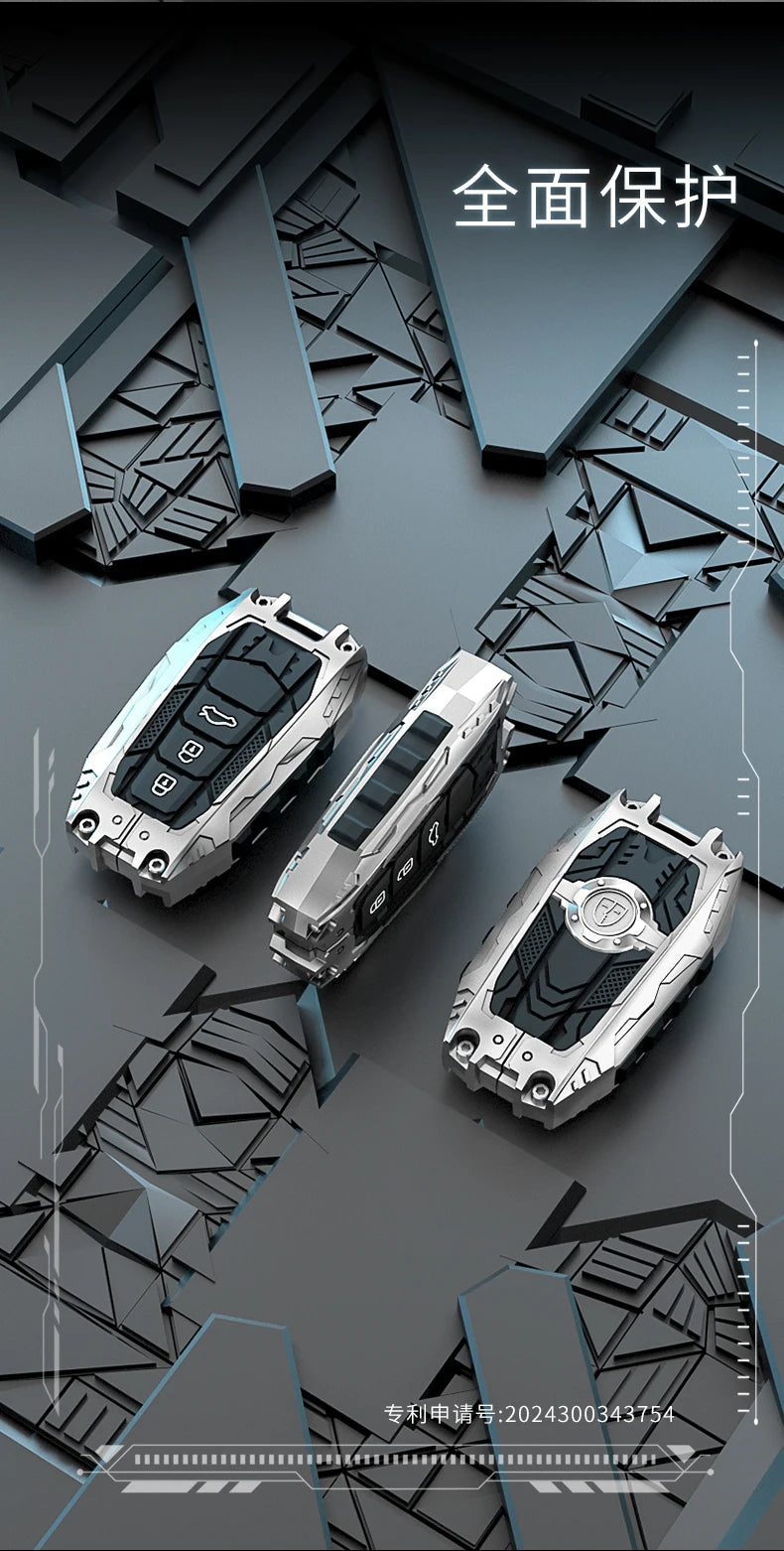 Car Key Case Fob Cover Holder Shell For Toyota Yaris Cross Hilux Innova Fortuner Camry Land Cruiser 200 300 Prado Crown TLK 200