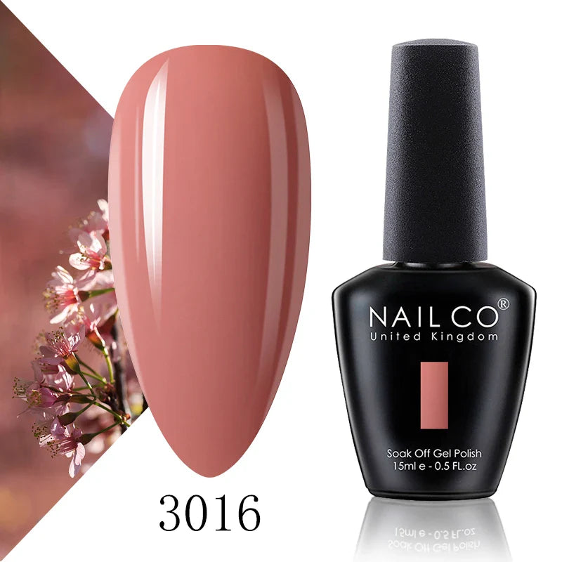 NAILCO 15ml Fresh Series Gel Nail Polish Design UV&LED Nail Gel Spring Summer Color Vernis Nail Art Glitter All For Manicure Set - Tasawoq