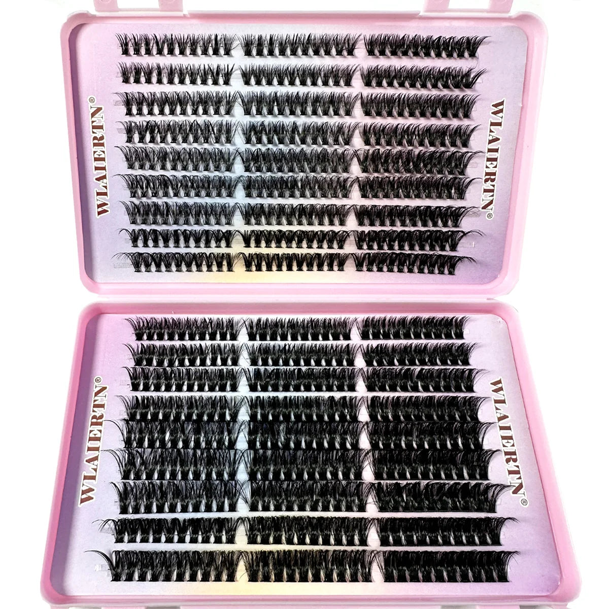 Faux Mink Eyelashes 540Cluster C Curled 9-16mm Mixed Natural Eyelash Extension 3D Russian Strip Personal Eyelash Makeup Tool - Tasawoq