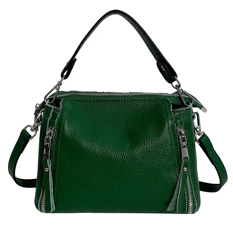 100% Genuine Leather Women Handbags Cowhide Women Shoulder bag Fashion Luxury Ladies Messenger Bags High Quality Female Tote bag - Tasawoq