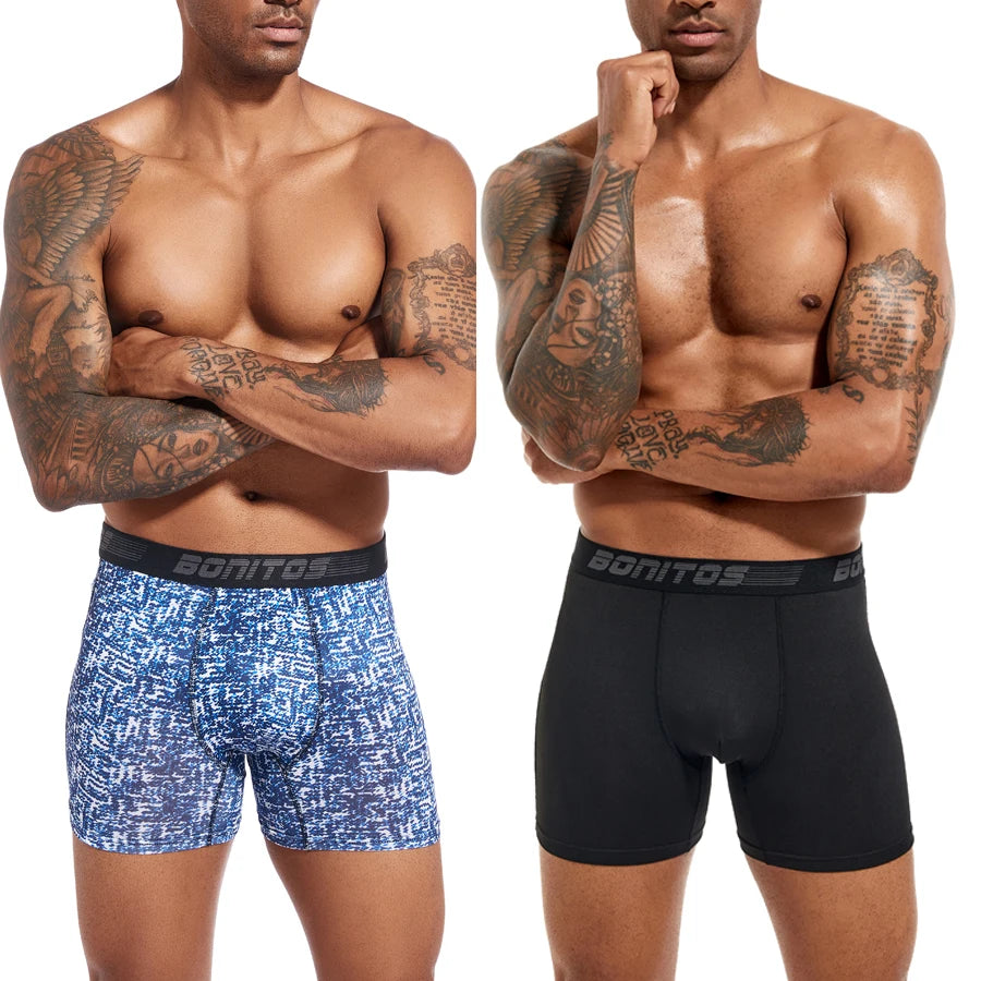 5pcs Pack 2025 Men Panties Polyester Underwear Male Brand Boxer And Underpants For Homme Lot Luxury Set Sexy Shorts Gift Slip - Tasawoq