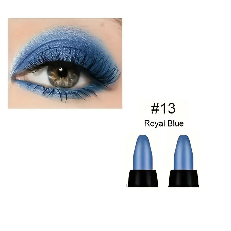 16 Colors Pearlescent Eyeliner, Color Glitter Waterproof Long-Lasting Eye Makeup Non-smudge Eyeliner - Tasawoq