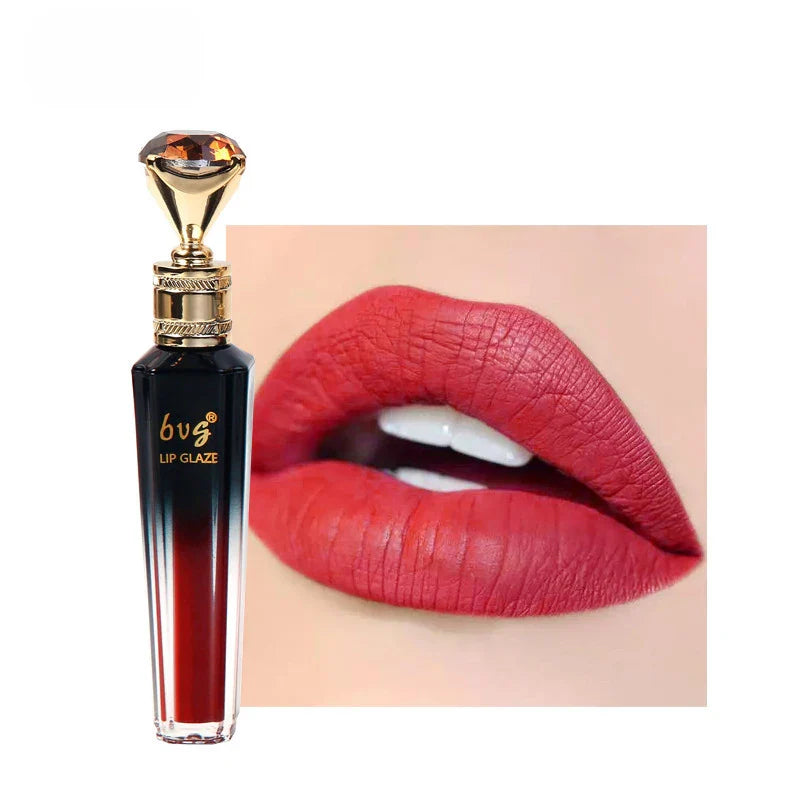 Lip Gloss Durable Moisturizing Waterproof Non-fading Non-stick Cup Color Durable Velvet Matte Lip Gloss Cosmetics For Women - Tasawoq