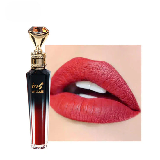 Lip Gloss Durable Moisturizing Waterproof Non-fading Non-stick Cup Color Durable Velvet Matte Lip Gloss Cosmetics For Women - Tasawoq
