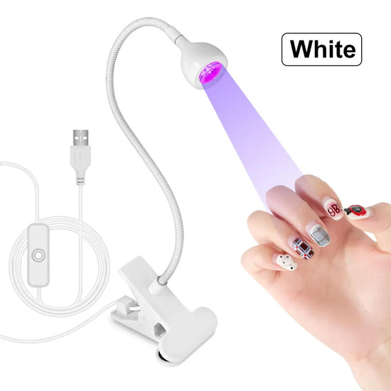 Nail Dryer LED Nail Lamp UV Lamp for Curing All Gel Nail Polish, 360 Degree Swivel to Free Your Hands, For Home Salon Tools - Tasawoq