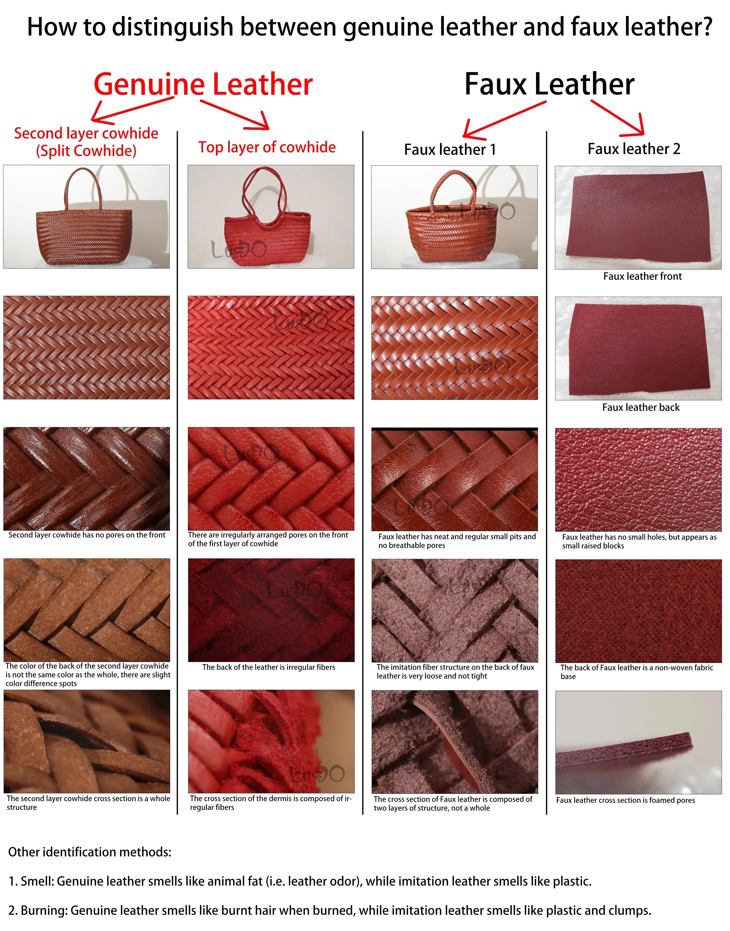 Handbags Women's Genuine Leather Shoulder Bag Weaving Casual Shopping Bag Vintage Big Tote Purse Cowhide Cross Hand Bags Lady - Tasawoq