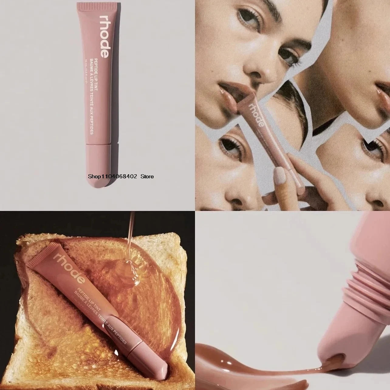 RHODE Makeup Cheek Blush Cream Blusher Stick Lip Gloss Phone Case For iPhone New Toast SALTY TAN Raspberry Espresso Lipstick INS - Tasawoq