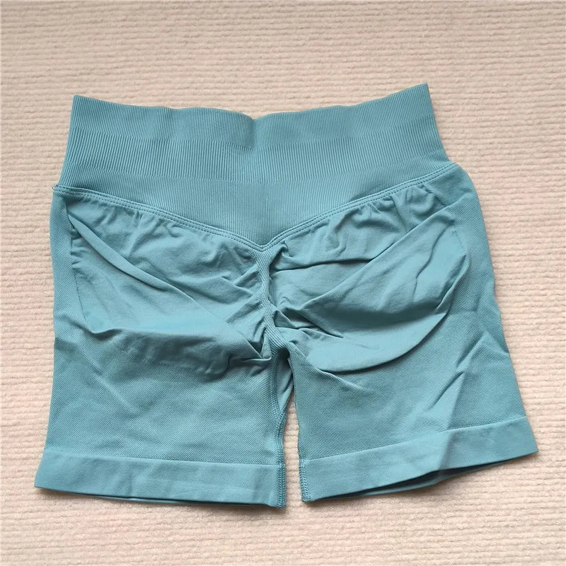 Gym Impact Running Shorts Scrunch Butt Shorts Women Biker Cycling Shorts Seamless Leggings Sexy Athletic Yoga Shorts - Tasawoq