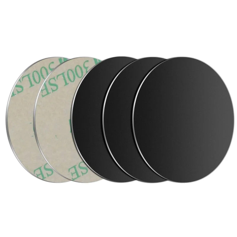 Magnetic Metal Plate For Car Phone Holder Universal Iron Sheet Disk Sticker Mount Mobile Phone Magnet Stand For All Smart Phone