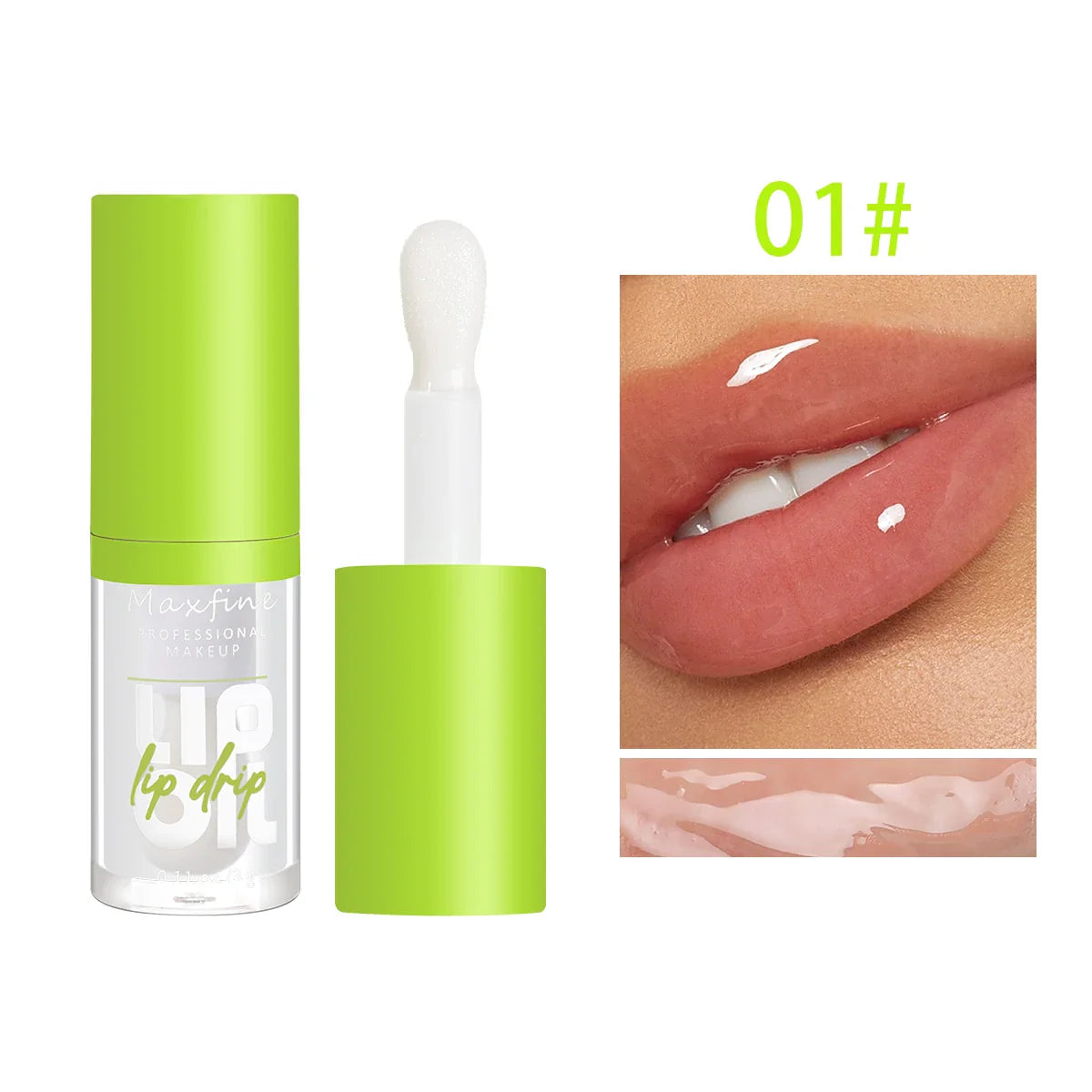 6-tone moisturizing lip gloss luminous oil lip gloss, moisturizing transparent liquid lip gloss, natural lip enhancer, make lips - Tasawoq