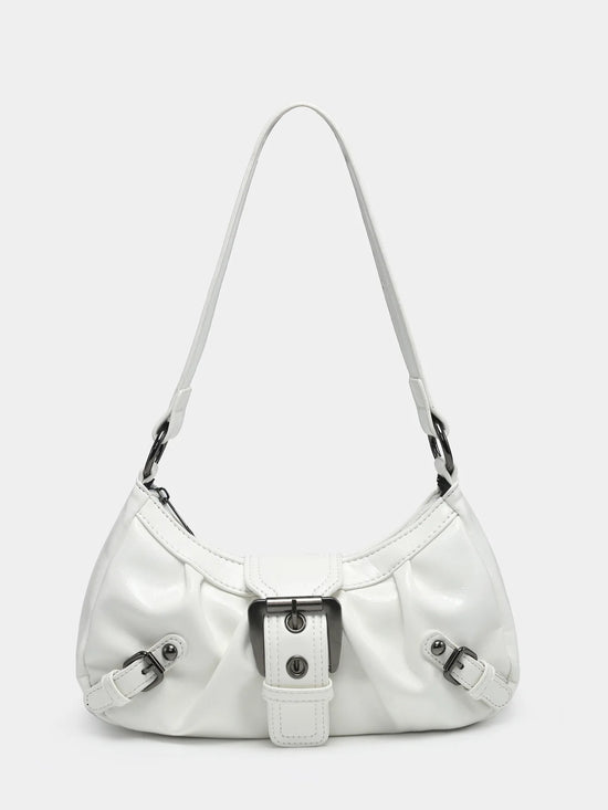 2024 spring hot selling Maillard style retro style small bag spicy girl Y2K wasteland style vintage leather shoulder armpit bag - Tasawoq