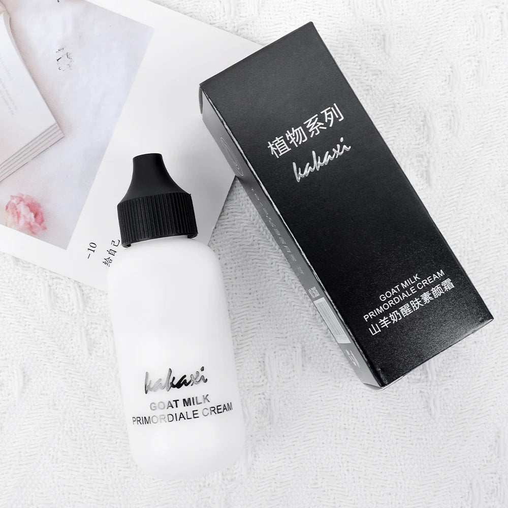 50ml Goat Milk Liquid Foundation Cream Waterproof Oil-control Cover Acne Base Cream Makeup Moisturize Matte Concealer Cosmetic - Tasawoq