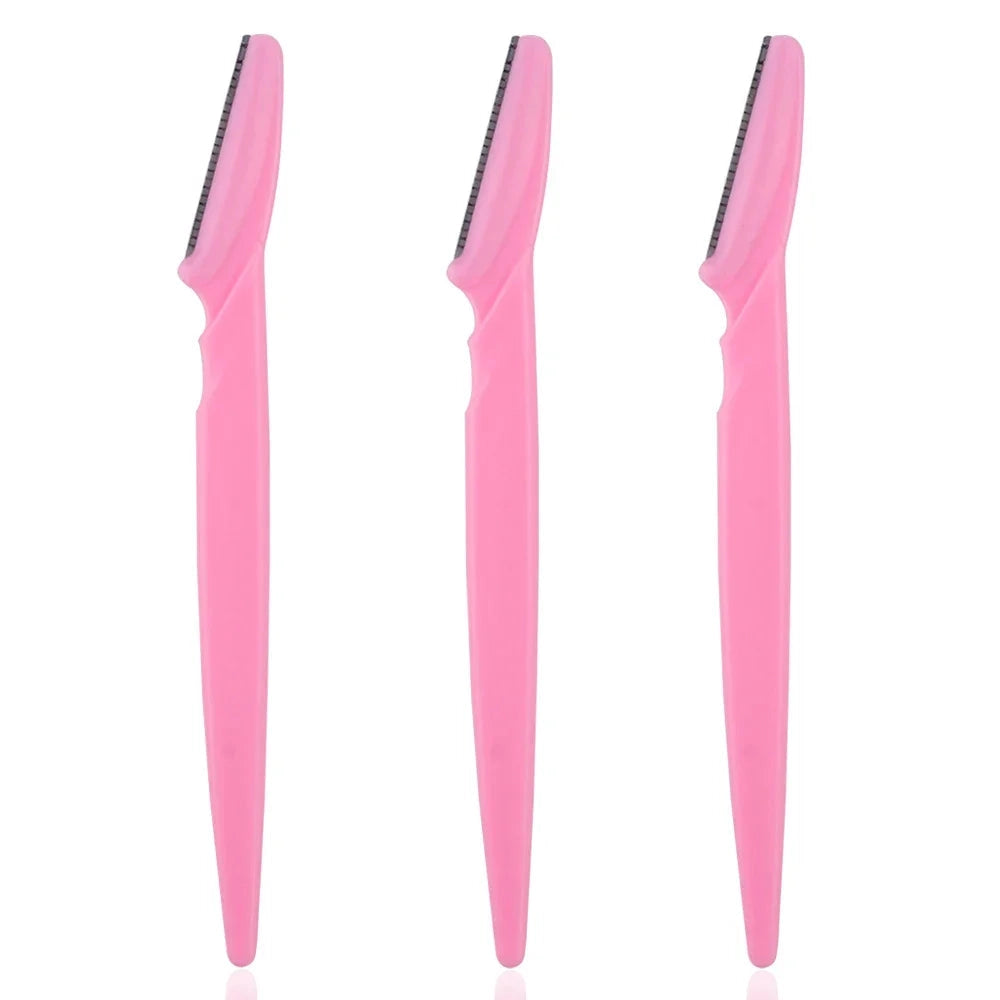3/4/10Pcs Eyebrow Trimmer Face Blade Shaver Portable Eye Brow Epilation Hair Removal Safety Eyebrow Cutting Woman Makeup Tools - Tasawoq