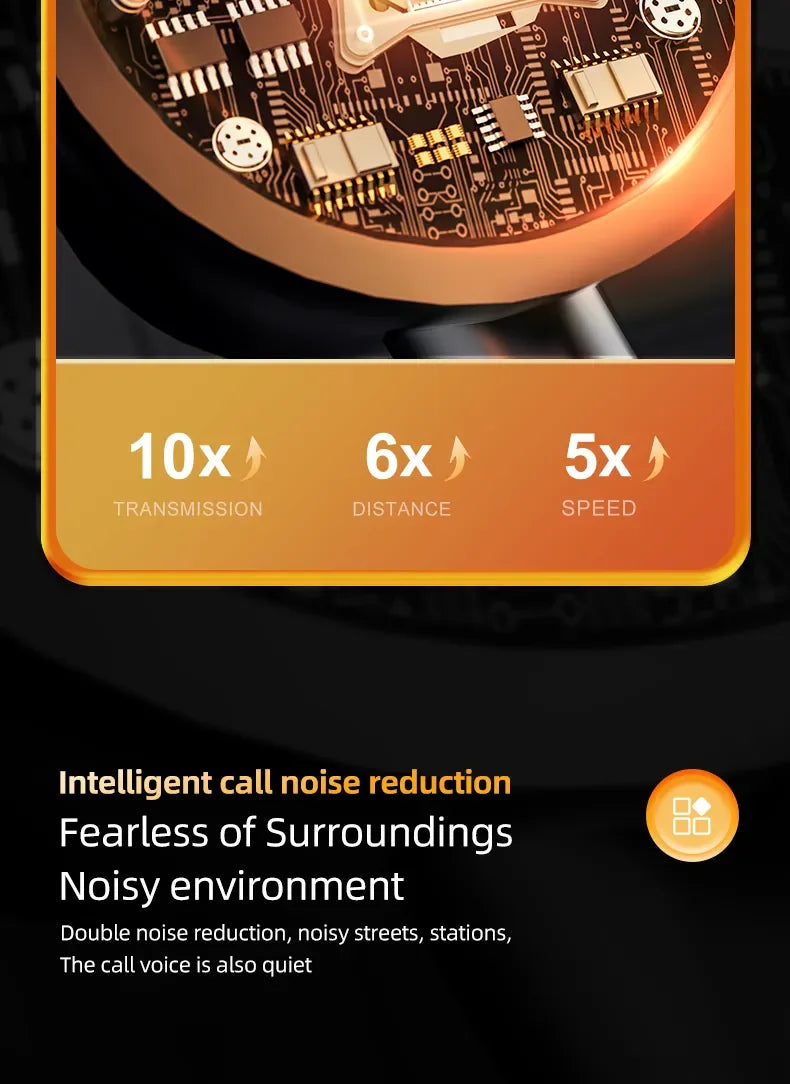 2023 New True Wireless BT Headphones: High Quality, Long Life, Digital Display and Pluggable Memory Card Playback! - Tasawoq