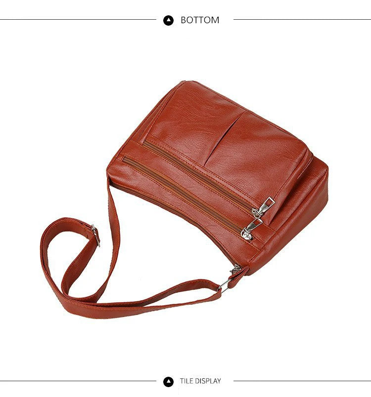 Women's Bag 2025 Trend Korean Handbags Designer Luxury Brand Ladies Shoulder Bags Soft Leather Fashion Versatile Crossbody Bag - Tasawoq