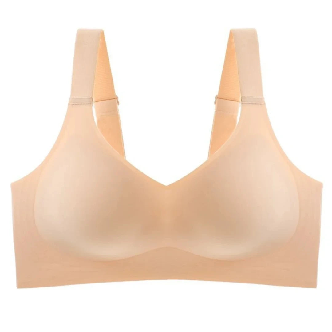 Seamless Bra Women Comfort Lingerie Sports Padded Tops Sexy Wireless Underwear Soft Support Bras Wide shoulder straps Intimates - Tasawoq