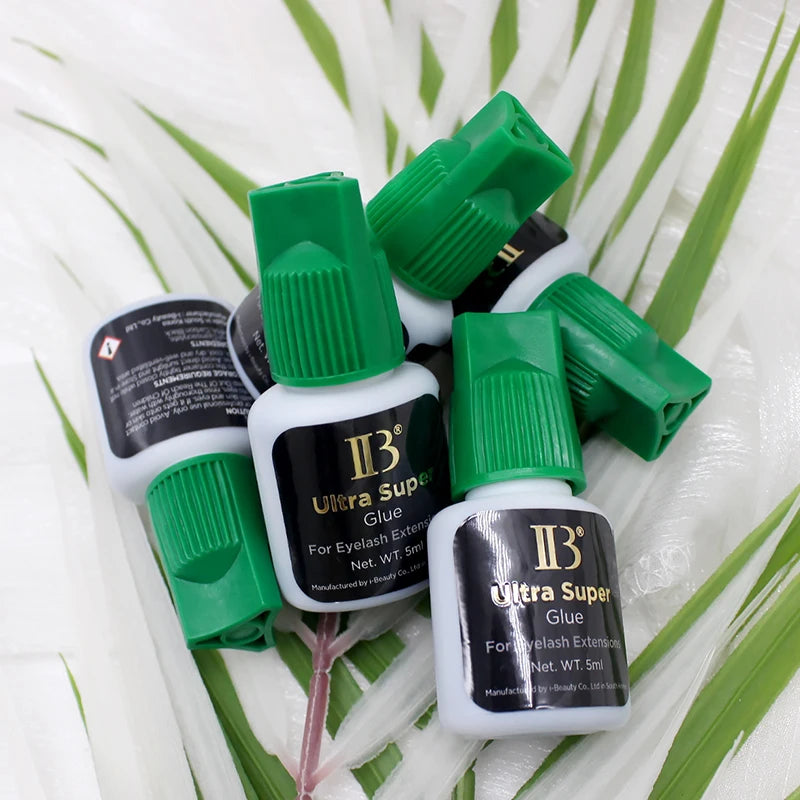 Korea Original IB Ultra Super Glue for Eyelash Extensions 5ml Professional IB Green Cap Glue False Lash Adhesive Makeup Tools - Tasawoq