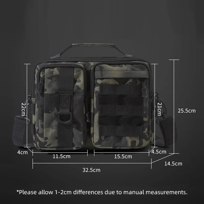 Trekking Tactical Handbags Shoulder Bag Camping for Man Hiking Travel Climbing Fishing Sling Crossbody Outdoor Weekend Molle Bag - Tasawoq