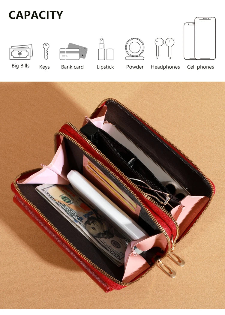 2023 New Crossbody Bag for Women Summer Small Market Simple One Shoulder Bag for Mobile Phone Double Layer Casual Small Body Bag - Tasawoq