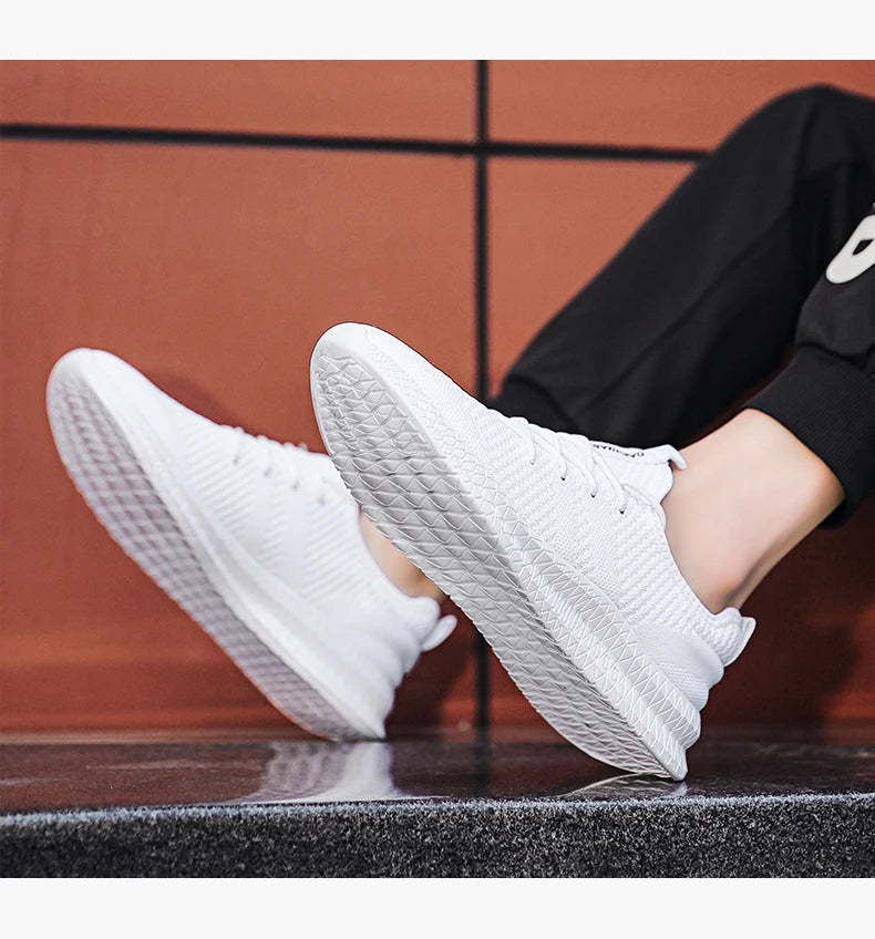 2022 Shoes for Men High Quality Male Sneakers Breathable Fashion Gym Casual Light Walking Plus Size Footwear Zapatillas Hombre - Tasawoq