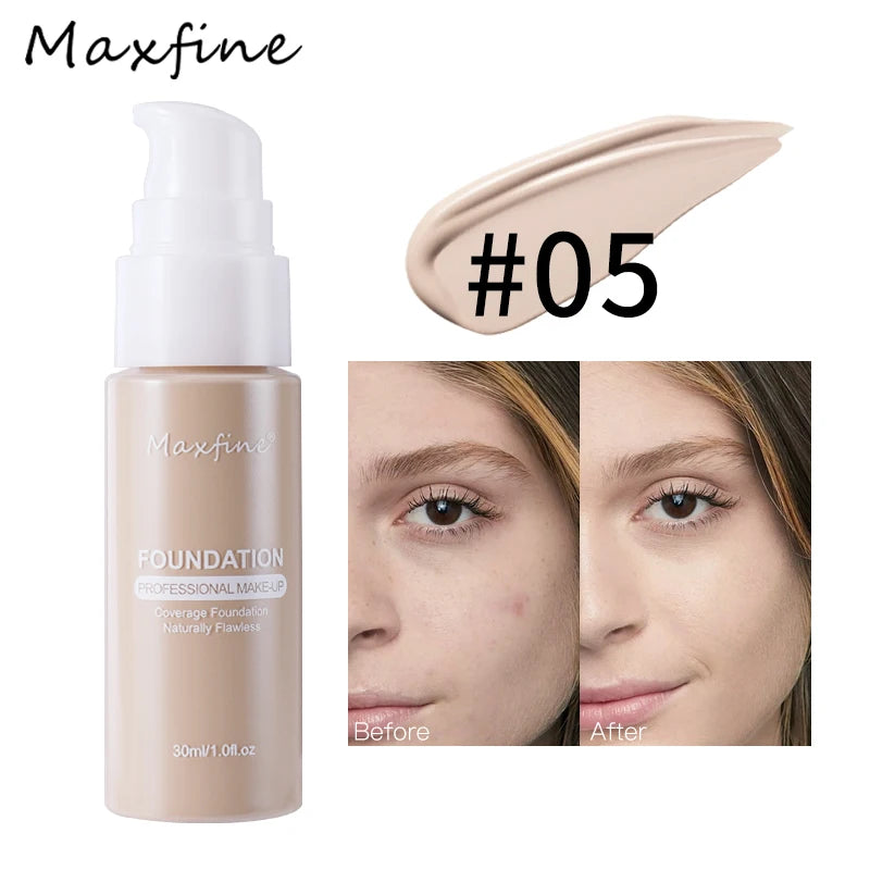 12-color liquid foundation, unparalleled wrinkle relieving and full coverage of high-definition liquid foundation, has a nourish - Tasawoq