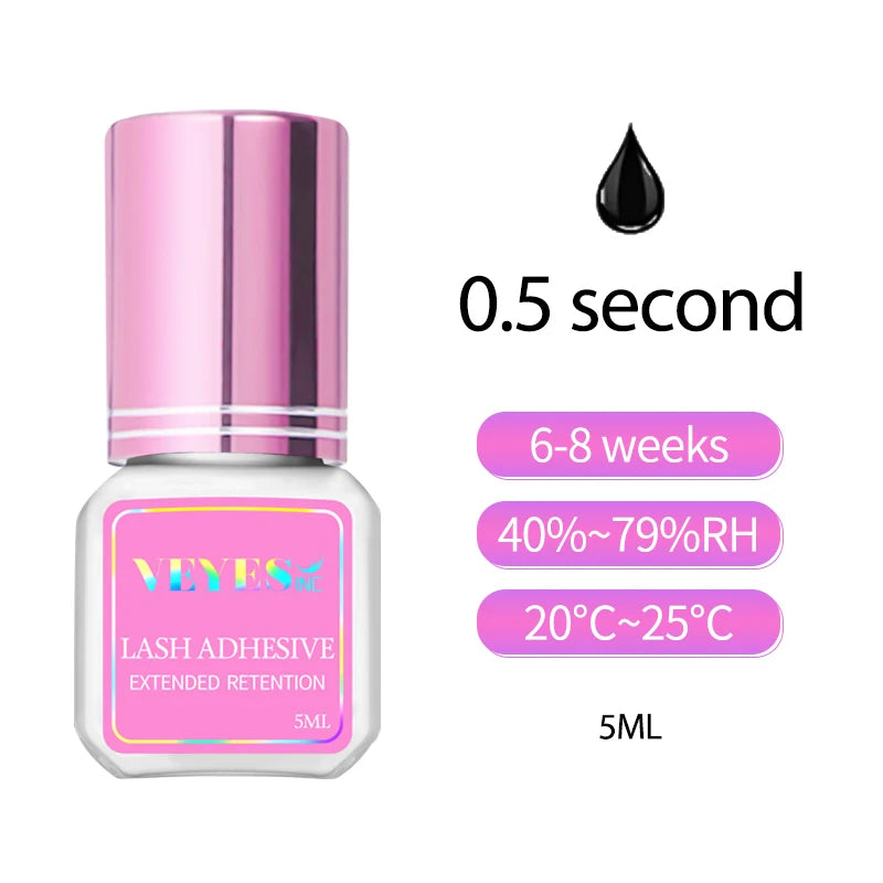 Veyes Inc Eyelash Extensions Glue 5 Days Free Shipping from US Veyelash 7 Weeks Retention Volume Lash Adhesive Makeup Tools - Tasawoq