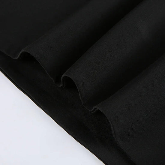 Sleeveless Collar Crop Top Women Tank Tops Casual Y2K Summer 2024 Black T Shirts Sexy - Tasawoq