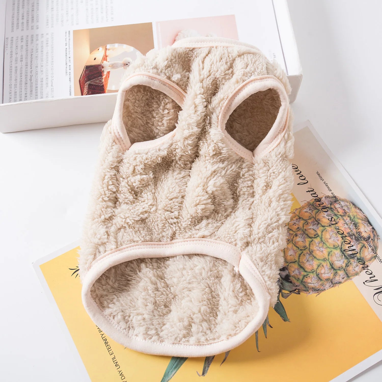 Soft Cozy Cat Clothes Autumn Winter Warm Fleece Sweatshirt for Small Dogs Puppy Kitten Jacket Coat Pet Sphynx Costume Sweater - Tasawoq
