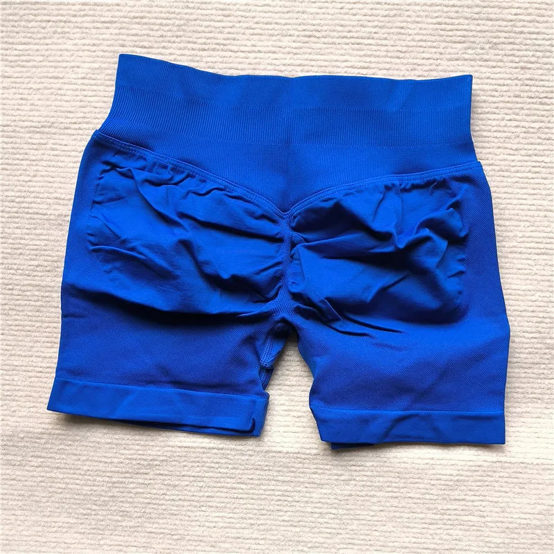 Gym Impact Running Shorts Scrunch Butt Shorts Women Biker Cycling Shorts Seamless Leggings Sexy Athletic Yoga Shorts - Tasawoq